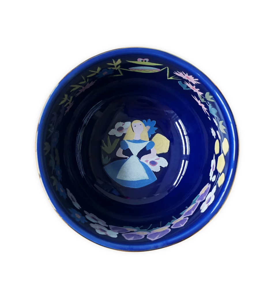 Disney Alice in Wonderland 70th by Mary Blair Porcelain Bowl Set of 3 New