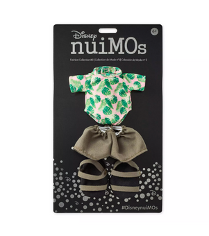 Disney NuiMOs Outfit Rash Guard with Shorts and Strap Sandals New with Card