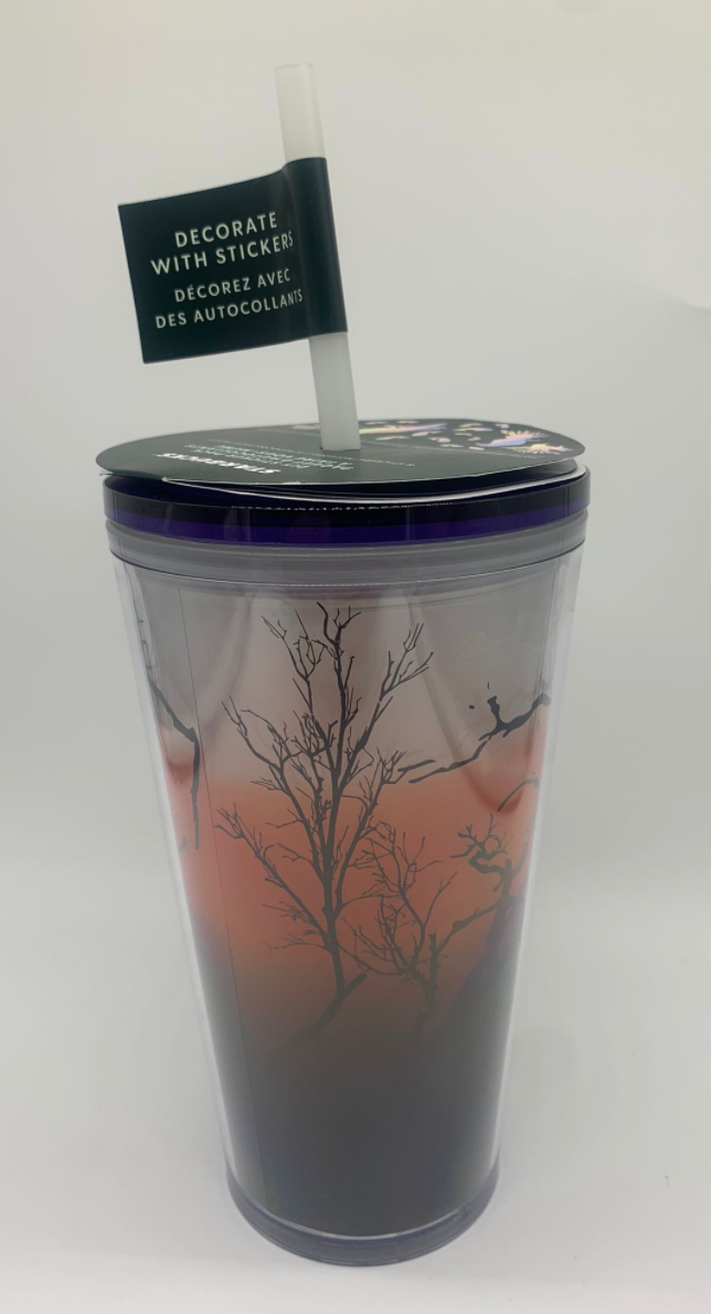 Starbucks Halloween 2022 Glow in the Dark Spooky Tumbler New With Tag