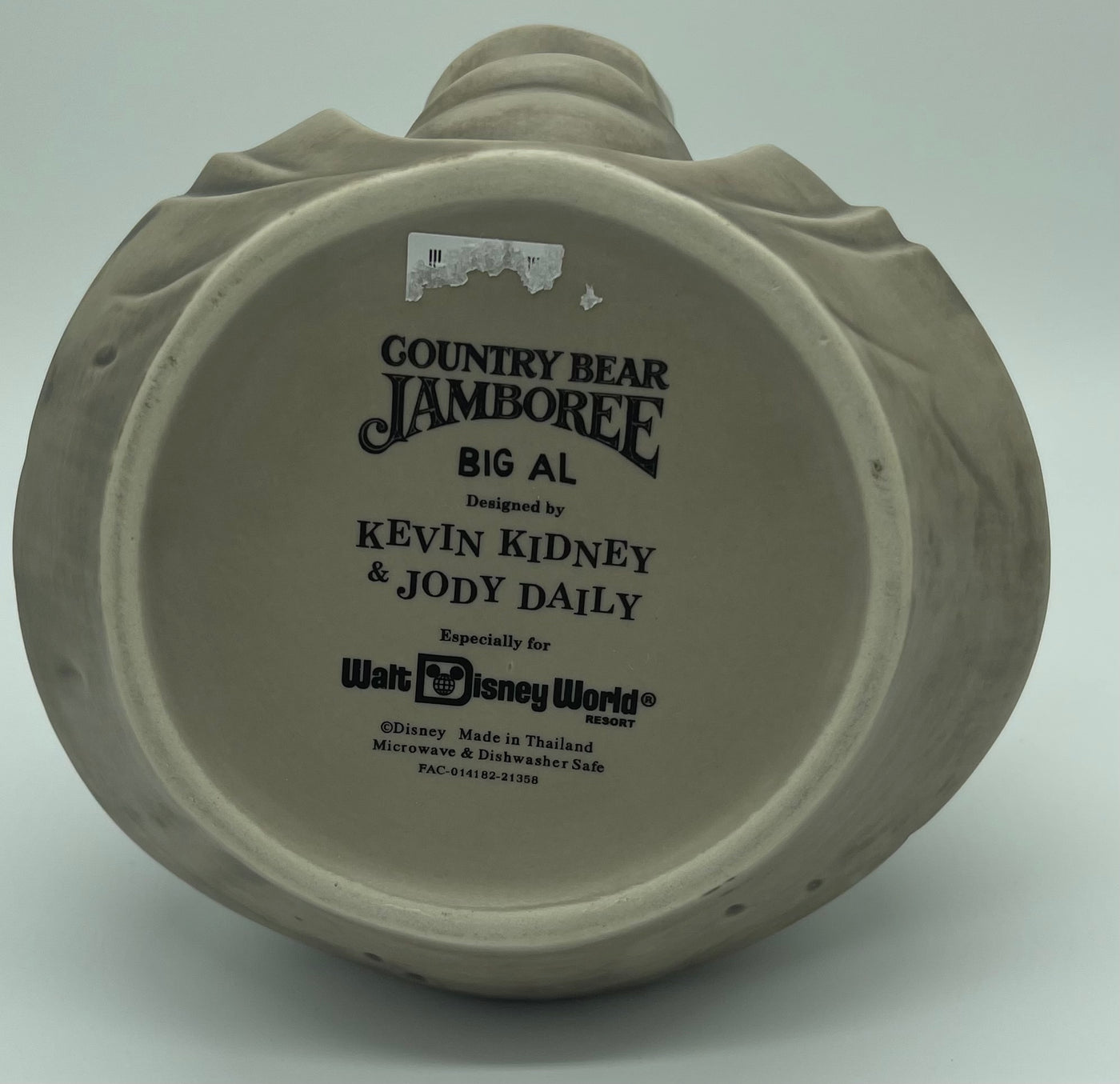 Disney World Kevin & Jody 50 Anniversary Country Bear Jamboree Big Al Coffee Mug