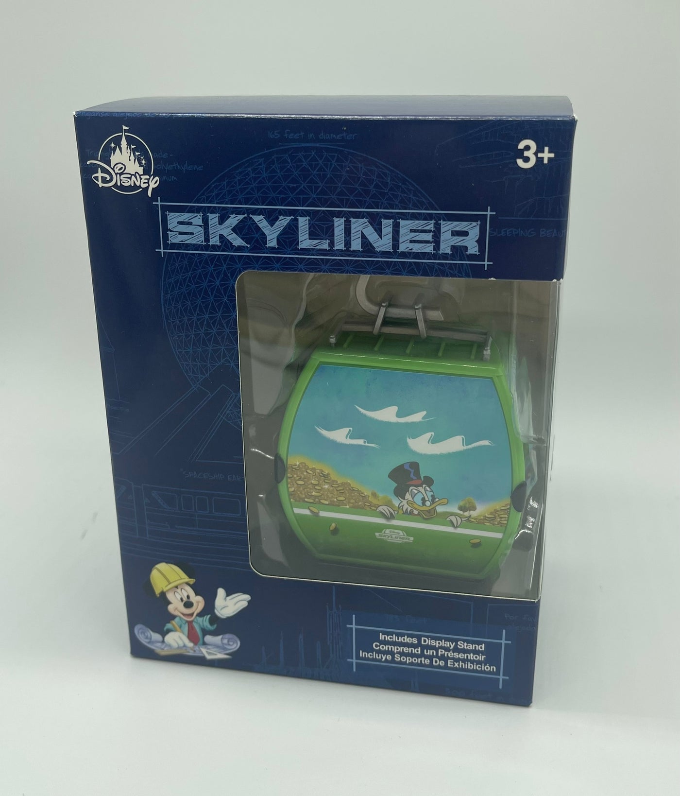 Disney Parks Scrooge McDuck Skyliner Gondola Collectible Toy New with Box