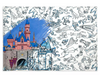 Disney Parks Sleeping Beauty Castle Ink & Paint Reversible Placemat New with Tag