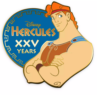 Disney D23 Exclusive Hercules 25th Anniversary Commemorative Pin New with Card