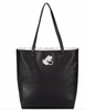 Disney Minnie Mouse Faux Suede Tote Black Bag New with Tag