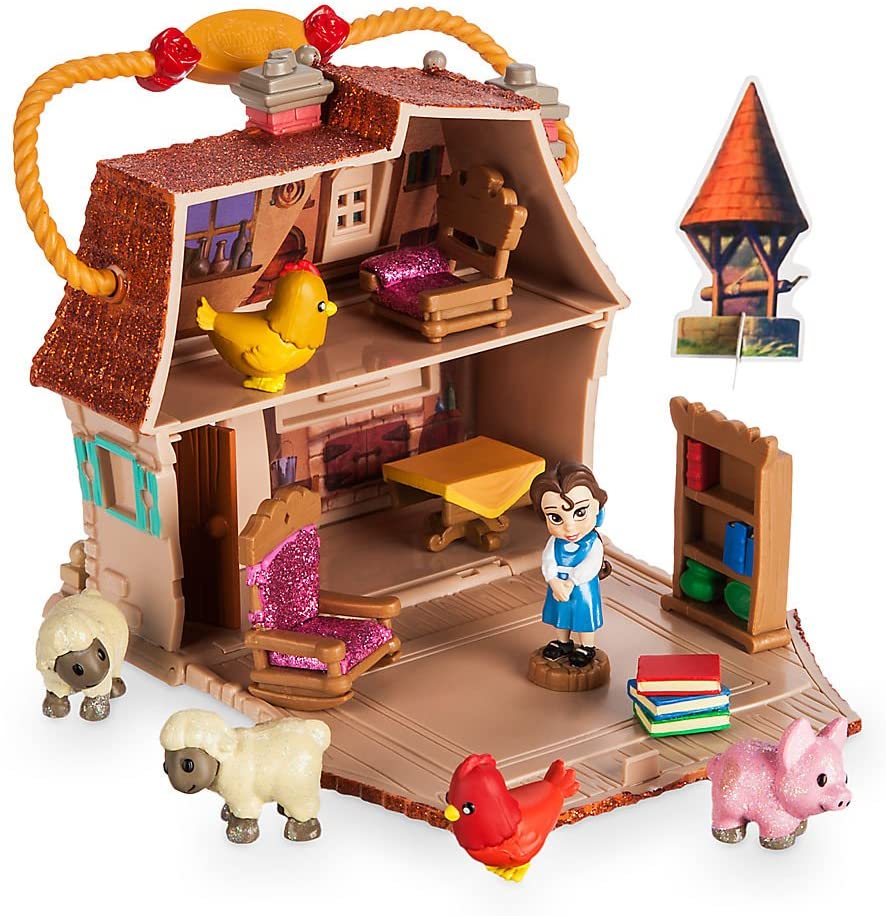 Disney Animators' Collection Belle Micro Doll Playset Play Set New with Box