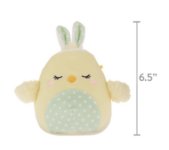 Squishmallows Aimee Chick with Bunny Ears Easter 2023 6inc Plush New with Tag