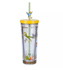 Disney 70th Peter Pan Tumbler Tinker Bell Charm With Straw New