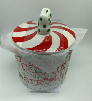 Disney Epcot Festival of Holidays 2021 Cookie Stroll Cookie Jar Ceramic New