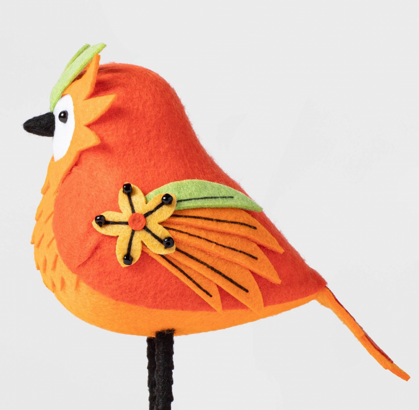 Target Ghoulish Bird Orange Featherly Friends Bird Halloween Trumpet Hyde & Eek!