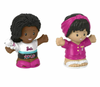 Barbie Sleepover Figure Set by Fisher-Price Little People 2-Pack New with Box