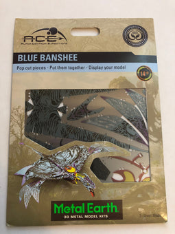 Disney Parks Avatar Blue Banshee Colored Metal Earth Model Kit 3D New