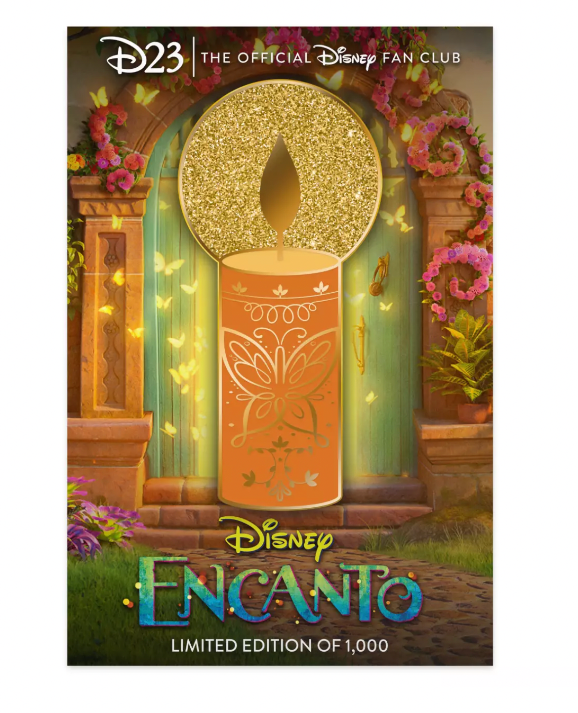 Disney D23 Exclusive Encanto Candle Limited Edition Pin New with Card