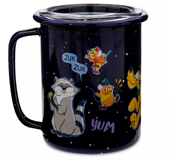 Disney Critters Chaos Collection Pascal Hei Hei Meeko Pluto Steel Travel Mug New