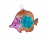 Robert Stanley 2021 Glitter and Rhinestones Fish Glass Christmas Ornament New