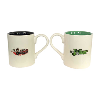 DC Comics by Our Name Is Mud Harley Quinn Joker Mug Set New with Box