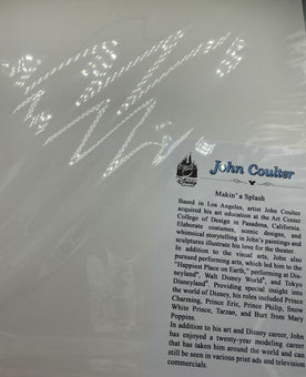 Disney 30th Splash Mountain Mickey Minnie Art Matte Print John Coulter New