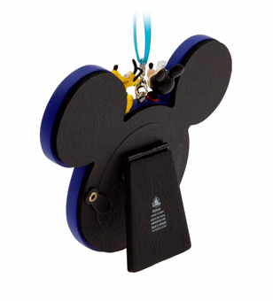 Disney Disneyland 2022 Mickey Pluto Photo Frame Christmas Ornament New with Tag