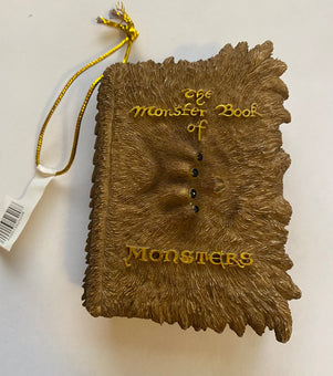 Universal Studios Harry Potter The Monster Book Christmas Ornament Holiday New