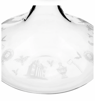 Disney Parks The Haunted Mansion Glass Carafe with Stopper New