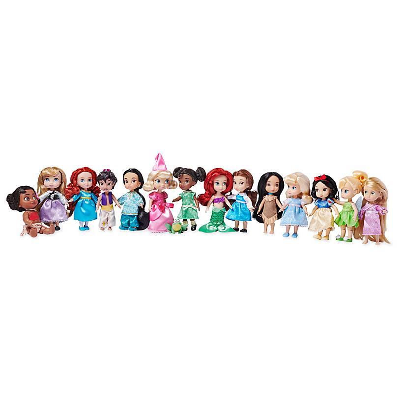 Disney Store Animators' Collection Mini Doll Gift Set 5'' New with Box