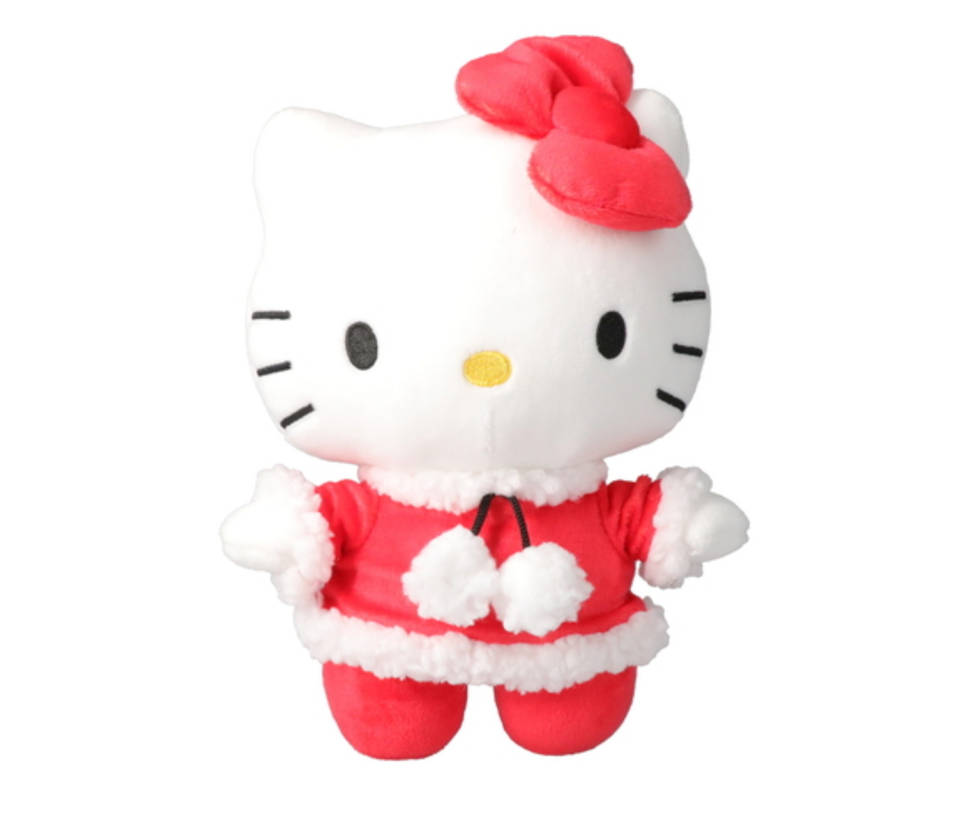 Hello with Santa Dress Christmas Holiday Sanrio Plush New with Tag