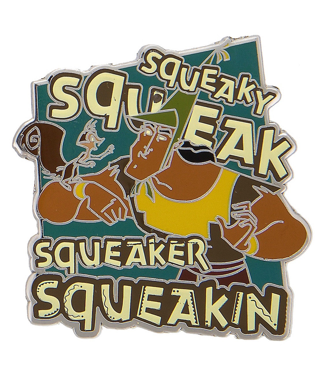 Disney Parks Squeaky Squeak Squeaker Squeakin Kronk Pin New with Card