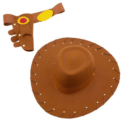 Disney Store Toy Story Woody Costume Hat Holster and Belt New with Card
