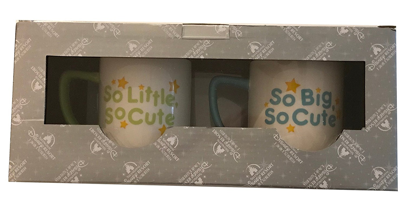 Disney Parks Shanghai Monsters Inc. Sulley and Mike So Little So Cute Mug Set