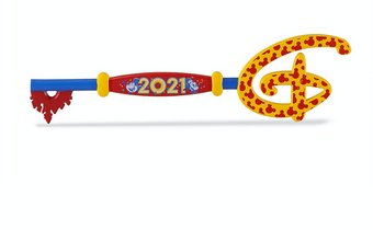 Disney 2021 Mickey and Minnie Collectible Key Special Edition New with Box