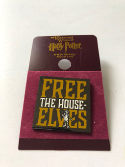 Universal Studios Harry Potter Dobby Free The House Elves Pin New with Card
