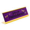 Disney Parks Haunted Mansion Welcome Foolish Mortals Desk Nameplate New