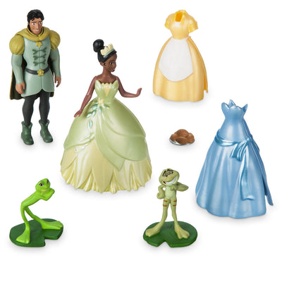 Disney Parks Tiana Dress Up Figure Set New with Box