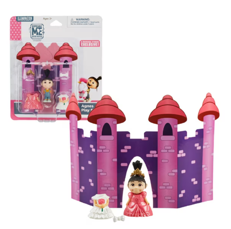 Universal Studios Minions Despicable Me Agnes Princess Figurine Playset New Box