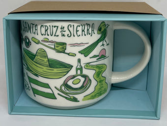 Starbucks Been There Santa Cruz de la Sierra Bolivia Rare Coffee Mug New w Box