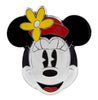 Disney Parks Minnie Mouse with Flower Hat Sculpted Pin New with Card