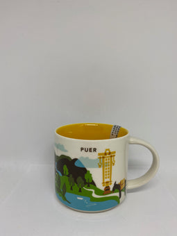 Starbucks You Are Here Collection Puer China Ceramic Coffee Mug New With Box
