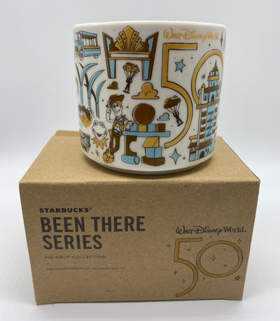 Disney WDW 50th Celebration Starbucks Been There Hollywood Studios Mug New