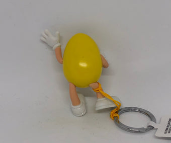 M&M's World Yellow String Keychain New with Tag