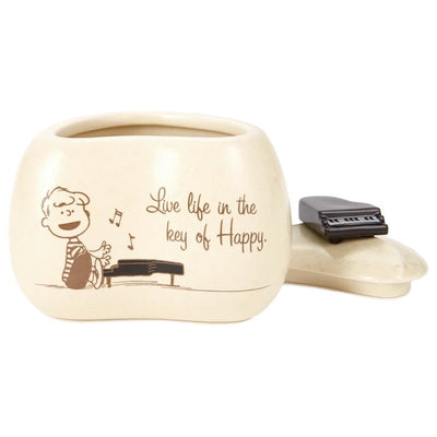 Hallmark Peanuts Schroeder Piano Trinket Box 4 in New