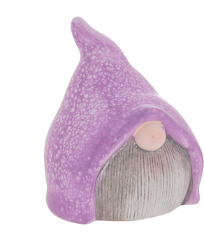 Hobby Lobby Easter Spring 2021 Purple Hat Gnome Head Resin Figurine New