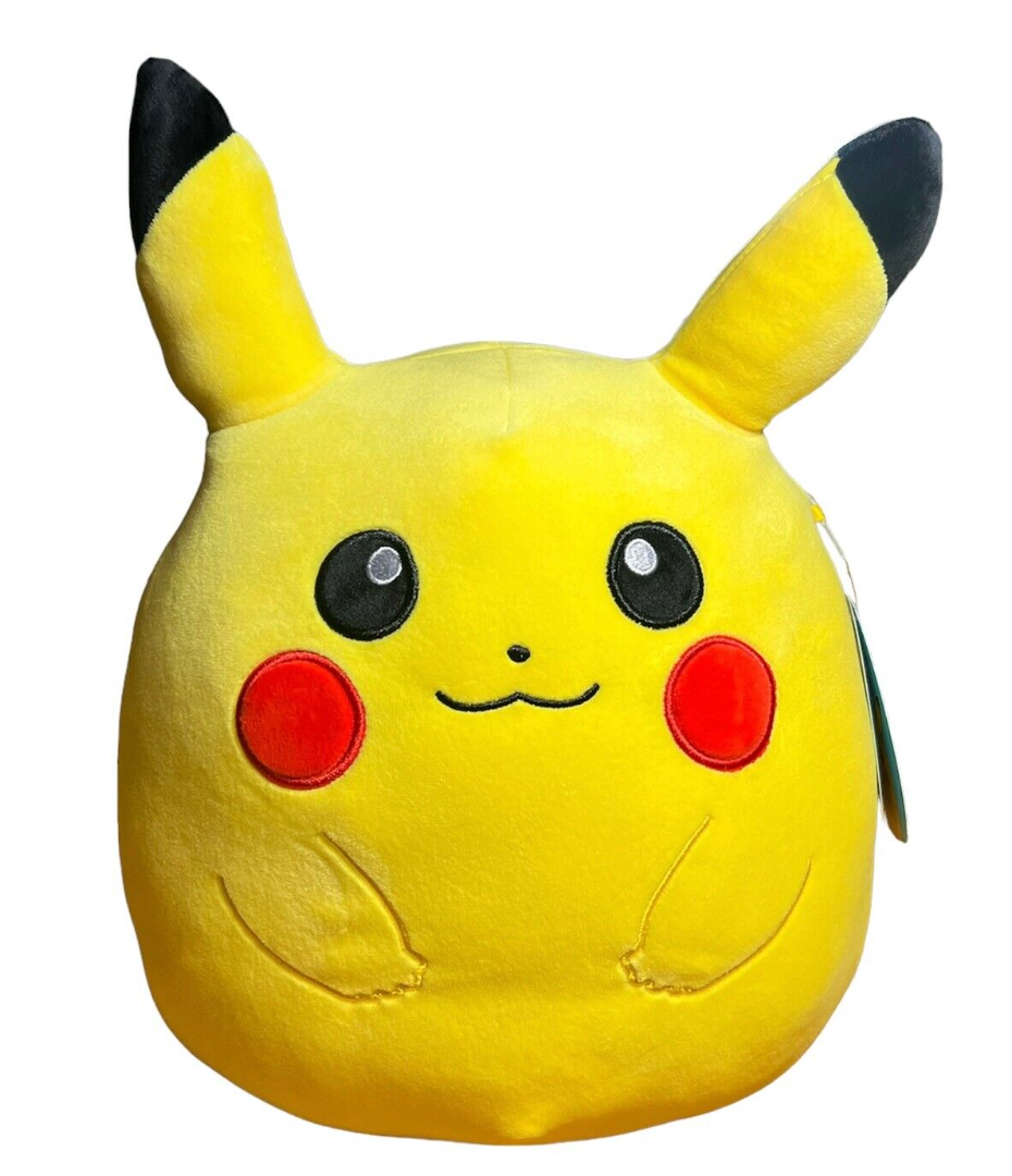 Original Squishmallows Pokemon Pikachu 10" Plush New With Tag