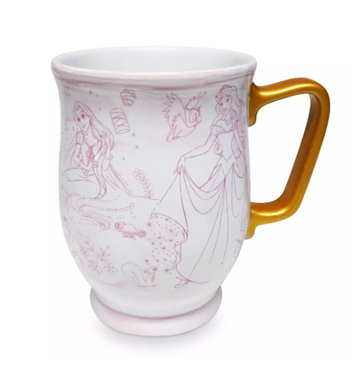 Disney Princess Sketch Coffee Mug New