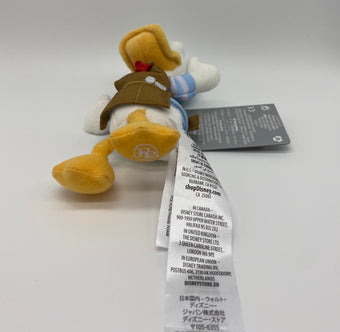 Disney Parks Riviera Resort Donald Duck Sculptor Plush Keychain New with Tags