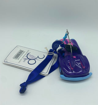 Disney 30th Disneyland Paris Mickey with Car Christmas Tree Ornament New w Tag