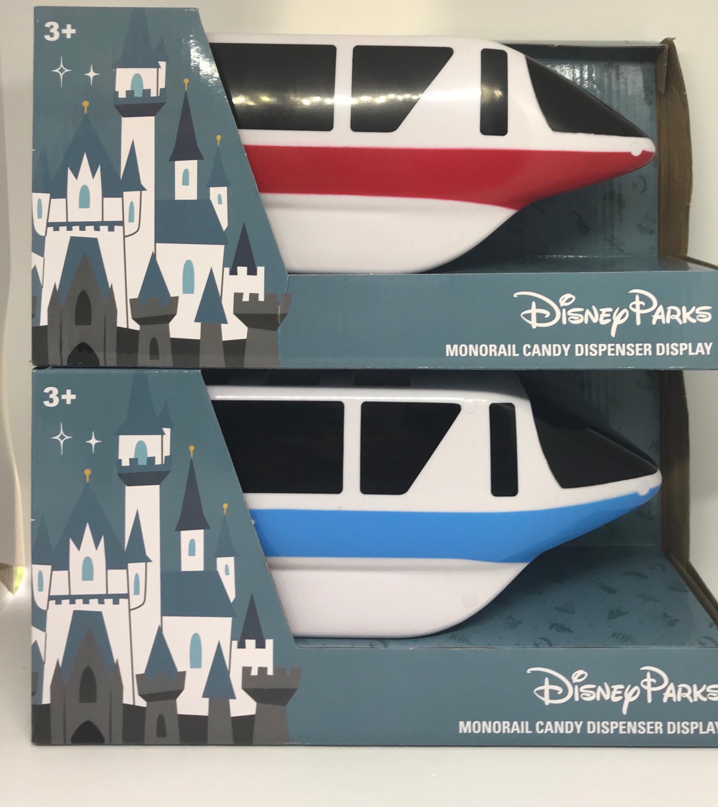 Disney Parks Blue and Red Monorail Pez Candy Dispenser Holder New with Box