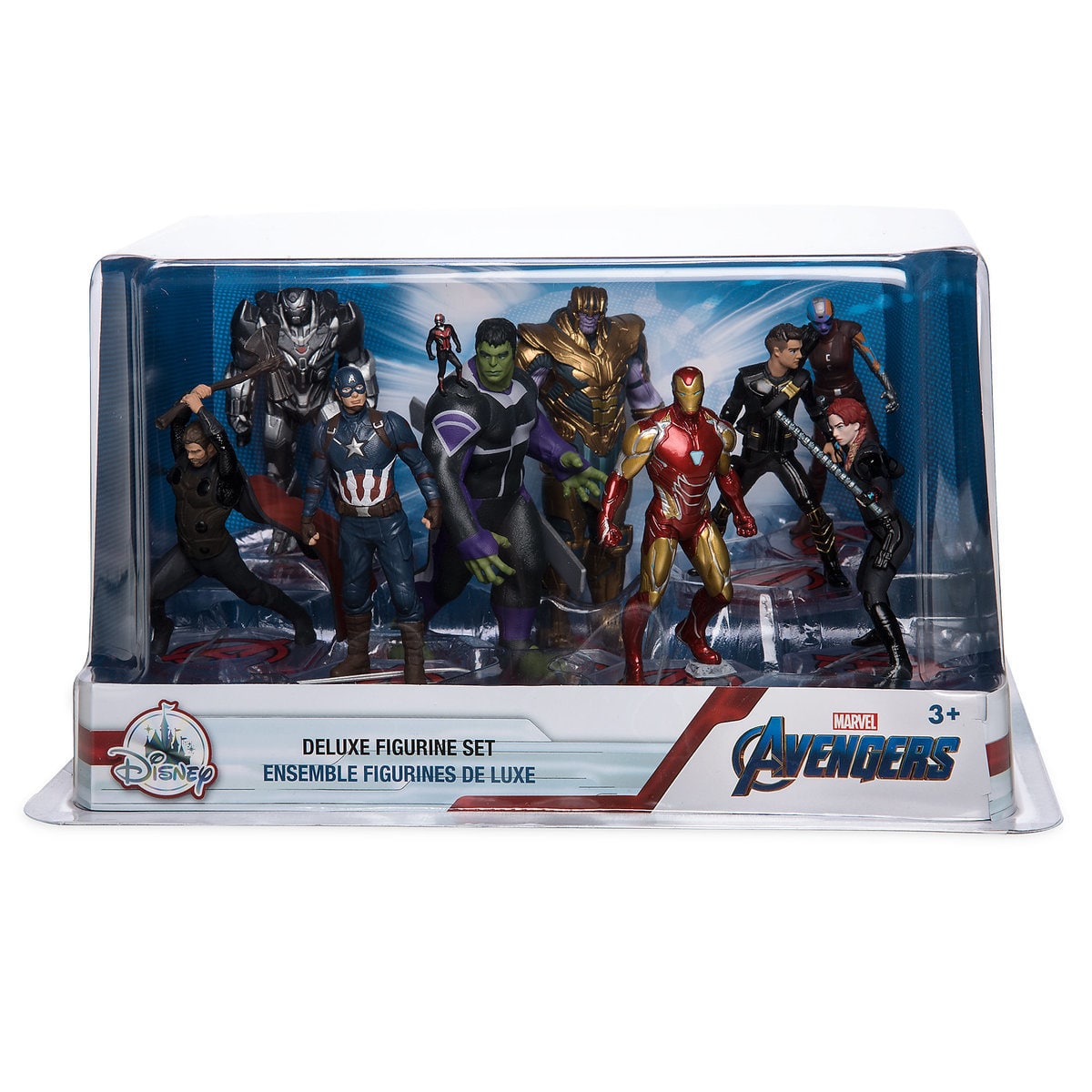 Disney Marvel Avengers End Game Deluxe Figure Play Set Playset Cake Topper New