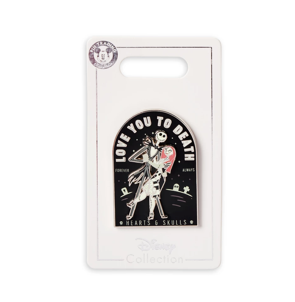 Disney Jack Skellington and Sally Flair Pin The Nightmare Before Christmas New