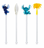 Disney Stitch Palm Tree and Surfboard Stitch Swizzle Sticks Set New with Card