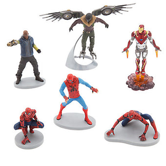 Disney Spider-Man: Homecoming Figure Play Set Cake Topper Playset 6 pieces New