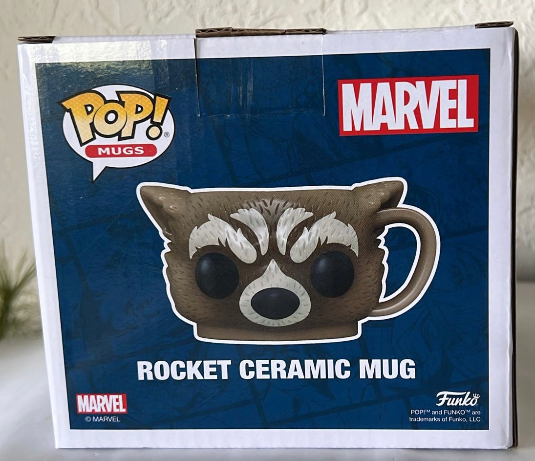 Funko Pop! Mug Marvel Rocket Ceramic Walmart Exclusive Guardians Of The Galaxy